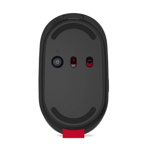 Lenovo Go Wireless Vertical Computer Mouse - Eco Friendly, Ergonomic 45-Degree Grip, Right-Handed, Programmable Buttons – 2.4 GHz USB Receiver, 12 Month Battery Life (Storm Grey) - متجر الجيل العربي الرقمي
