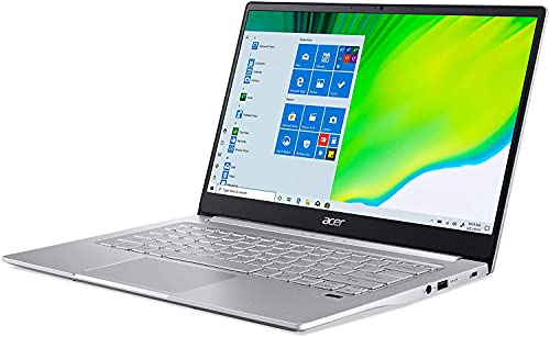 acer Swift 14" FHD (1920x1080) IPS Laptop | Intel i7-1165G7 4-Core | Intel Iris Xe Graphics | Backlit Keyboard | Fingerprint | Thunderbolt 4 | Wi-Fi 6 | 8GB LPDDR4 512GB SSD | Win10 Pro - متجر الجيل العربي الرقمي