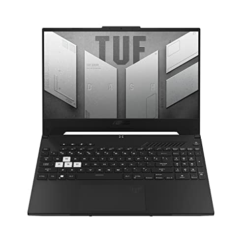 ASUS TUF Dash 15 (2022) Gaming Laptop, 15.6" 144Hz FHD Display, Intel Core i7-12650H, GeForce RTX 3060, 16GB DDR5, 512GB SSD, Thunderbolt 4, Windows 11 Home, Off Black, FX517ZM-AS73 - متجر الجيل العربي الرقمي