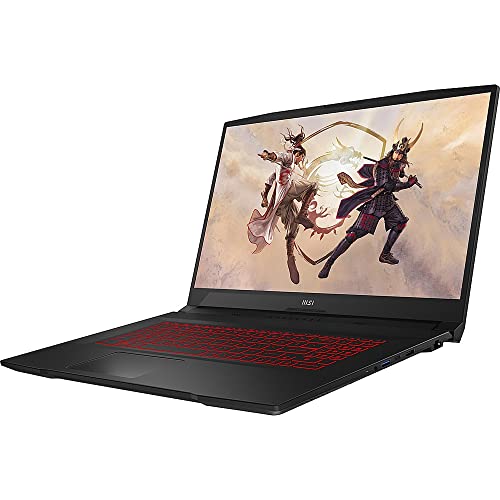 MSI Katana GF76 11UD Gaming Laptop, 2023, 17.3" 1920 x 1080 144 Hz, Intel Core i7-11800H 8-Core, NVIDIA GeForce RTX 3050 Ti 4GB, 16GB DDR4, 512GB SSD, Windows 11 Pro, Backlit Keyboard, Black - متجر الجيل العربي الرقمي