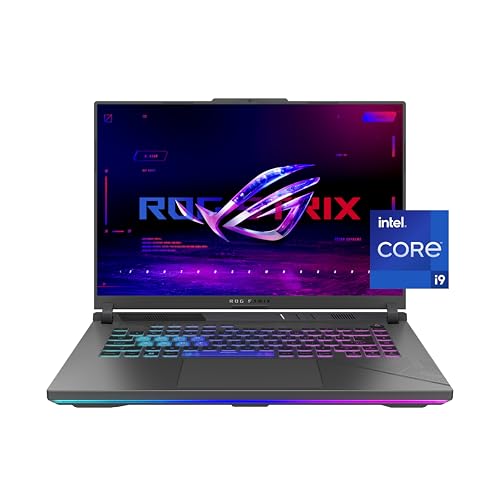 ASUS ROG Strix G16 (2024) Gaming Laptop, 16” ROG Nebula Display 16:10 QHD 240Hz, NVIDIA® GeForce RTX™ 4070, Intel® Core™ i9-14900HX, 16GB DDR5-5600, 1TB PCIe Gen4 SSD, Wi-Fi 6E, Win 11, G614JIR-AS94 - متجر الجيل العربي الرقمي
