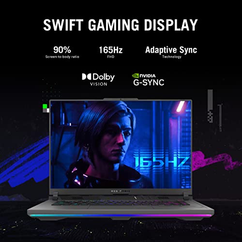 ASUS ROG Strix G16 (2024) Gaming Laptop, 16” ROG Nebula Display 16:10 QHD 240Hz, NVIDIA® GeForce RTX™ 4070, Intel® Core™ i9-14900HX, 16GB DDR5-5600, 1TB PCIe Gen4 SSD, Wi-Fi 6E, Win 11, G614JIR-AS94 - متجر الجيل العربي الرقمي