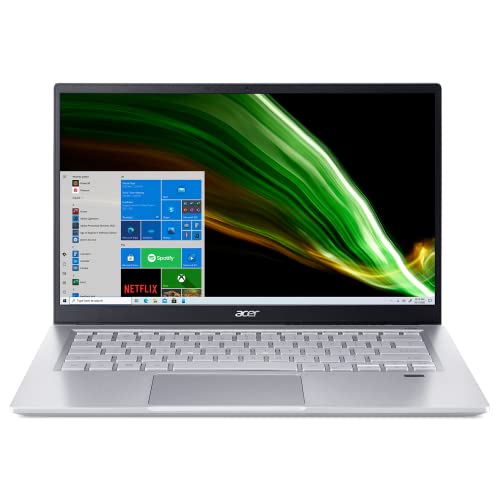 acer Swift 14" FHD (1920x1080) IPS Laptop | Intel i7-1165G7 4-Core | Intel Iris Xe Graphics | Backlit Keyboard | Fingerprint | Thunderbolt 4 | Wi-Fi 6 | 8GB LPDDR4 512GB SSD | Win10 Pro - متجر الجيل العربي الرقمي