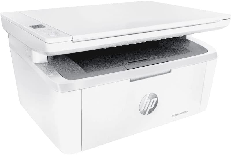 HP LaserJet M141w - A4 All-in-One Monochrome Laser Printer. Print/Scan/Copy. WiFi and Bluetooth. Apple Airprint™, Mopria™ and WiFi Direct. White color - متجر الجيل العربي الرقمي