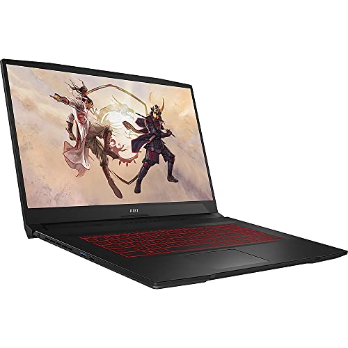 MSI Katana GF76 11UD Gaming Laptop, 2023, 17.3" 1920 x 1080 144 Hz, Intel Core i7-11800H 8-Core, NVIDIA GeForce RTX 3050 Ti 4GB, 16GB DDR4, 512GB SSD, Windows 11 Pro, Backlit Keyboard, Black - متجر الجيل العربي الرقمي