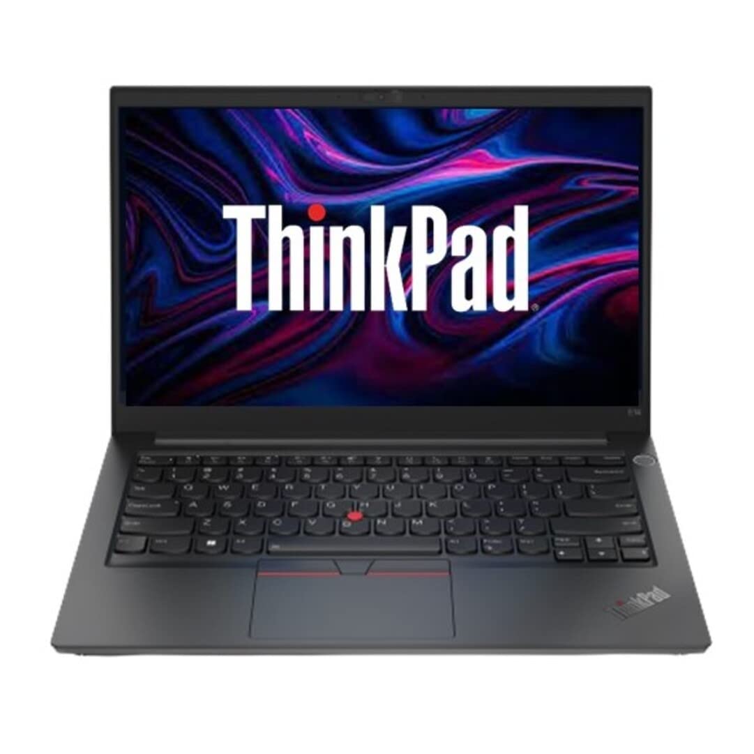 Lenovo ThinkPad E14 Intel Core i7 12th Gen 14" FHD IPS Thin and Light Laptop (16GB RAM/512GB SSD/Windows 11 Home/Office 2021/Backlit Keyboard/FPR/Black/1.59 kg), 21E3S05B00 - متجر الجيل العربي الرقمي