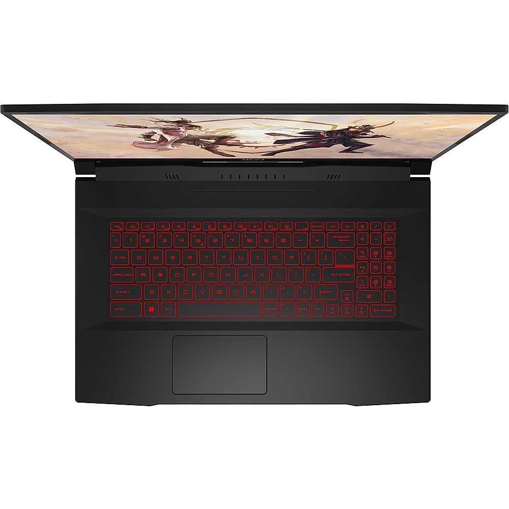 MSI Katana GF76 11UD Gaming Laptop, 2023, 17.3" 1920 x 1080 144 Hz, Intel Core i7-11800H 8-Core, NVIDIA GeForce RTX 3050 Ti 4GB, 16GB DDR4, 512GB SSD, Windows 11 Pro, Backlit Keyboard, Black - متجر الجيل العربي الرقمي