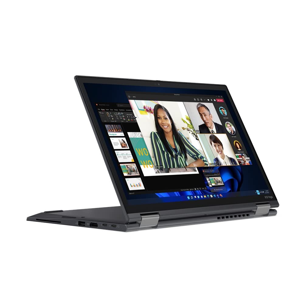 Lenovo ThinkPad X13 Yoga G3 13.3 Core i5-1235U 8GB RAM 256GB SSD Win10Pro Win11Pro - 21AW002YGE Thunder Black - متجر الجيل العربي الرقمي