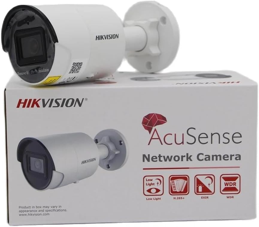 DS-2CD2083G2-I 2.8mm Lens 8MP AcuSense Fixed Bullet Network Camera, with Human/Vehicle Detection, PoE, H.265+, IP67 Waterproof, Outdoor/Indoor, Compatible with Hikvision,International Version - متجر الجيل العربي الرقمي