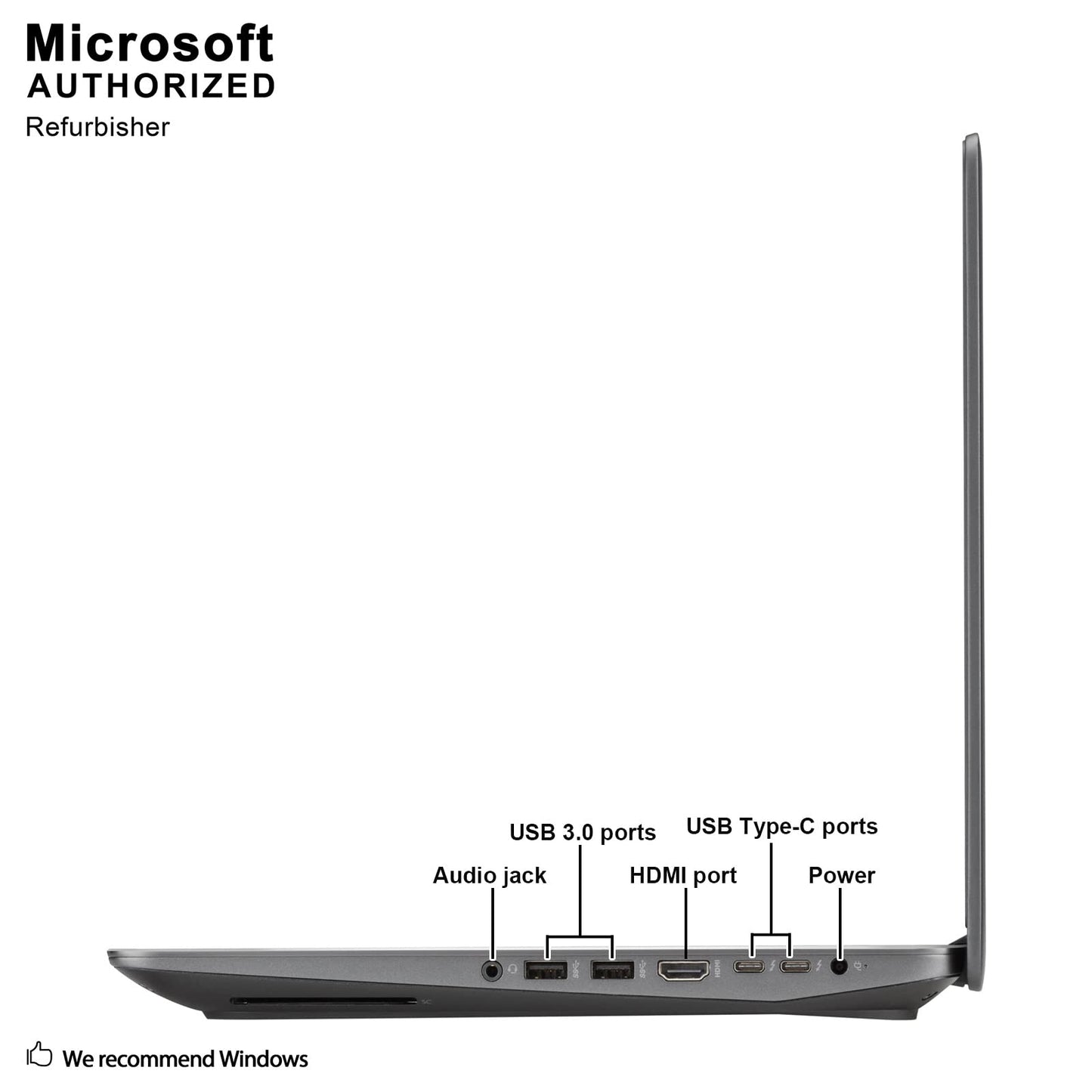 HP Mobile Worstation ZBook 15 G3 15.6 inches FHD Laptop, Core i7-6700HQ 2.6GHz, 16GB RAM, 512GB Solid State Drive, Windows 10 Pro 64bit, CAM, NVIDIA Quadro M1000M (Renewed) - متجر الجيل العربي الرقمي