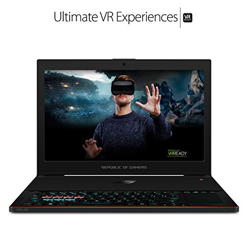 Asus ROG Zephyrus S Ultra Slim Gaming Laptop, 15.6” 144Hz IPS Type FHD, GeForce RTX 2070, Intel Core i7-8750H, 16GB DDR4, 512GB PCIe Nvme SSD, Aura Sync RGB, Windows 10 64-bit, GX531GW-AS76 .62” Thin - متجر الجيل العربي الرقمي