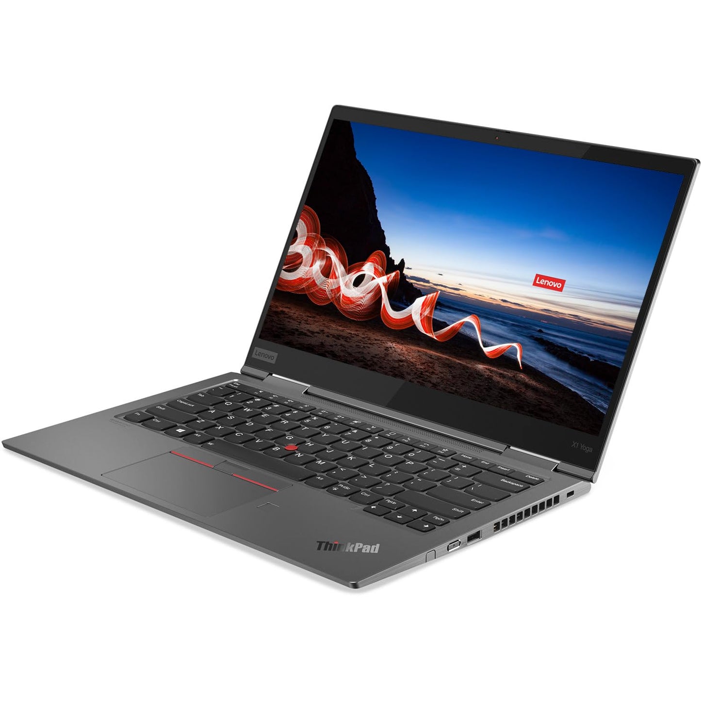 Lenovo ThinkPad X1 Yoga (Gen 5) i7-10610U 1.8Ghz 14" 2-in-1 Laptop, 16GB RAM, 512GB NVMe SSD,1080p, Thunderbolt 3, Windows 10 Pro (Renewed) - متجر الجيل العربي الرقمي