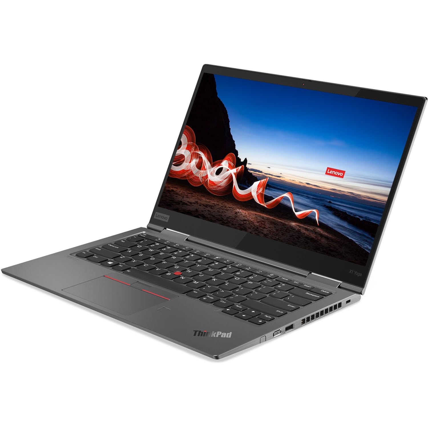 Lenovo ThinkPad X1 Yoga (Gen 5) i7-10610U 1.8Ghz 14" 2-in-1 Laptop, 16GB RAM, 512GB NVMe SSD,1080p, Thunderbolt 3, Windows 10 Pro (Renewed) - متجر الجيل العربي الرقمي