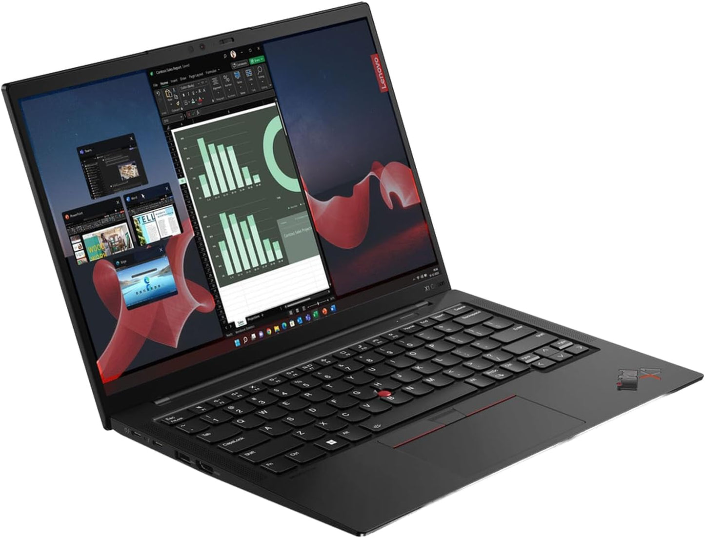 Lenovo ThinkPad X1 Carbon Gen 11 21HM002DUS Black Laptop, i7-1355U, 16GB, 512GB PCIe SSD, 14.0" IPS Touch Wide UXGA (1920x1200), Intel Iris Xe, Windows 11 Pro - متجر الجيل العربي الرقمي