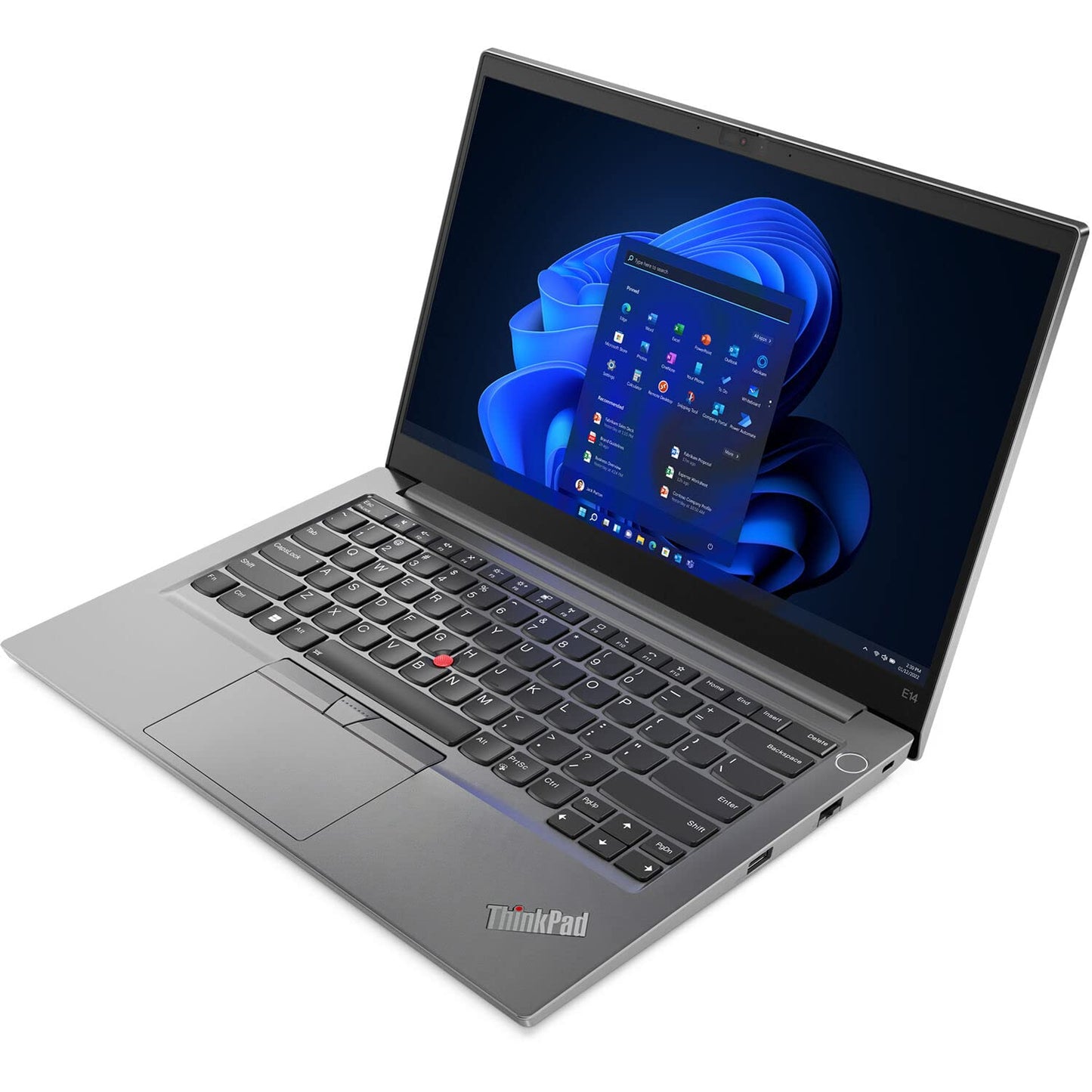 Lenovo ThinkPad E14 Gen 4 Business Laptop (14" FHD Touchscreen, Intel Core i5-1235U, 16GB RAM, 1TB SSD, 10-Core Beat i7-1165G7) Backlit, Fingerprint, 1080P Webcam, Narrow Bezel, Win 11 Pro - 2024 - متجر الجيل العربي الرقمي