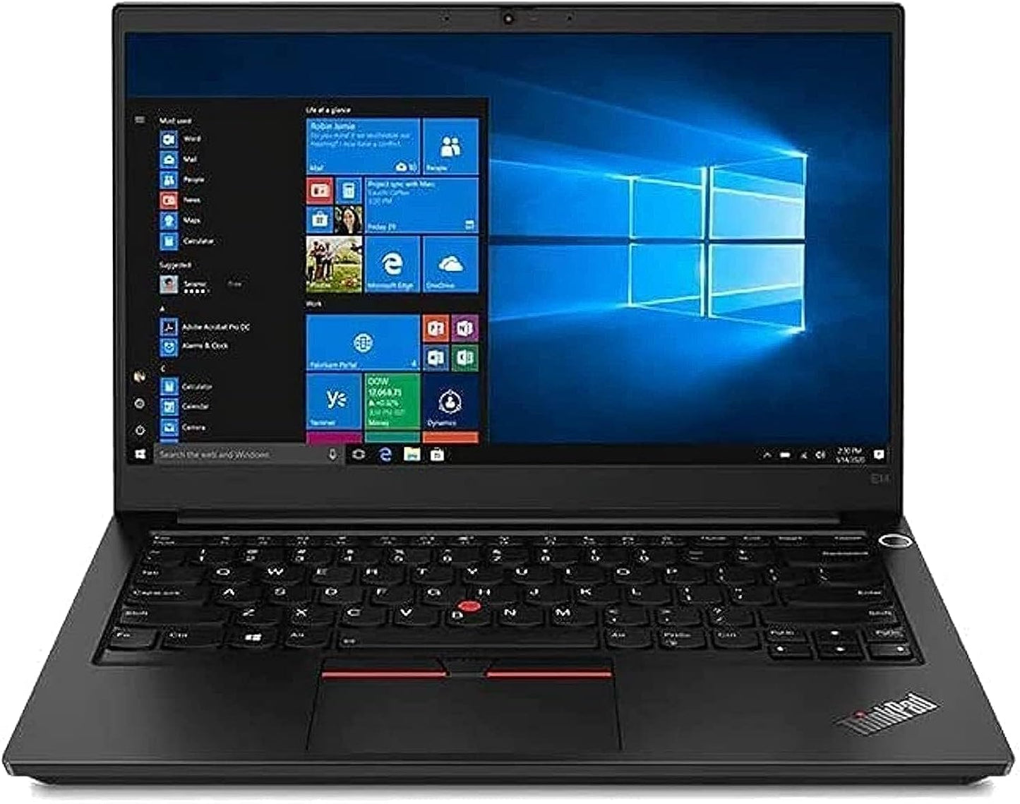 Lenovo ThinkPad E14 Gen2-20TA003FAD(11th Intel Core i7-1165G7-Ram 8GB-Hard 512GB SSD M.2-VGA NVIDIA GeForce MX450 2GB GDDR5-Display14" FHD (1920x1080) IPS 250nits -OS DOS- Color Black- Finger Print) - متجر الجيل العربي الرقمي