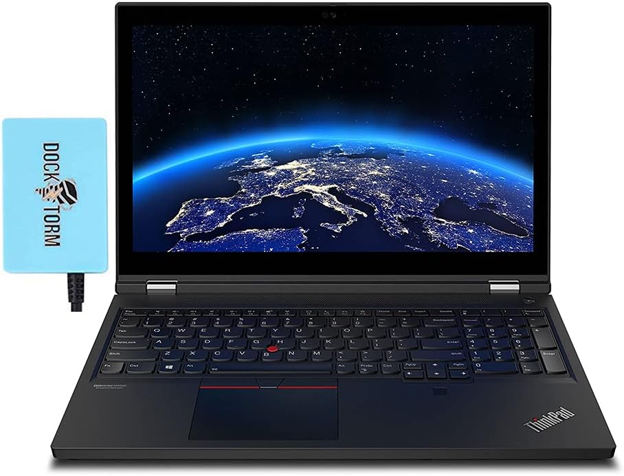 Lenovo ThinkPad P15 Gen 1 Workstation Laptop (Intel i9-10885H 8-Core, 32GB RAM, 1TB SSD, RTX 3000, 15.6" 4K Ultra HD (3840x2160) IPS, Backlit KB, FP Reader, WiFi 6, BT, Webcam, Win10Pro) w/Hub - متجر الجيل العربي الرقمي