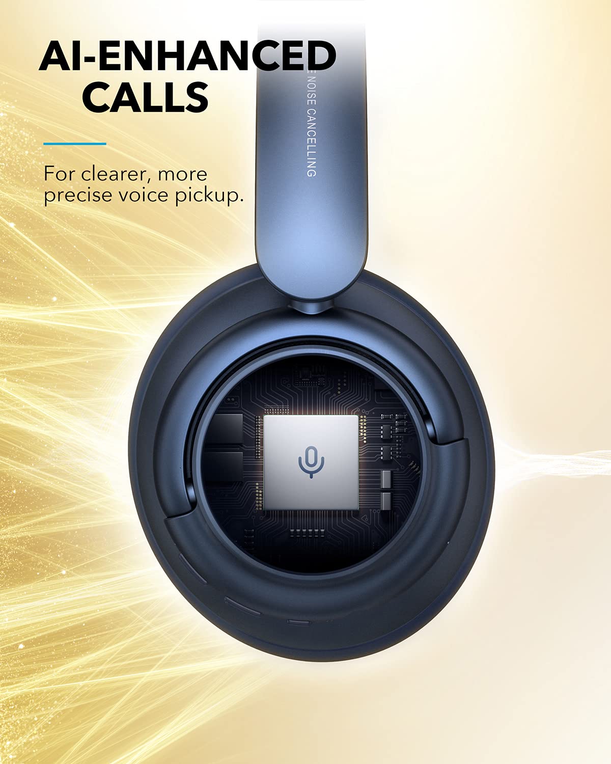 Soundcore by Anker Life Q35 Multi Mode Active Noise Cancelling Bluetooth Headphones with LDAC for Hi Res Wireless Audio, 40H Playtime, Comfortable Fit, Clear Calls, for Home, Work, Travel - متجر الجيل العربي الرقمي