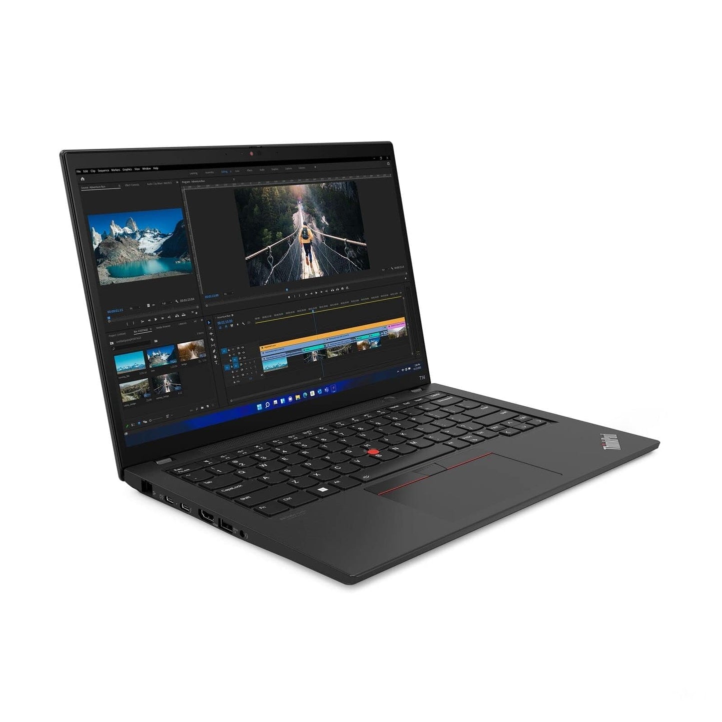 Lenovo Latest ThinkPad T14 Gen 3 Laptop, 12th Gen Intel i7-1260P (12 Cores), 14.0" FHD (1920 x 1200) IPS Anti-Glare, 24GB DDR4, 1TB SSD, Fingerprint Reader, 1080P Camera, 2.91 lbs, Win 11 Pro - Black - متجر الجيل العربي الرقمي
