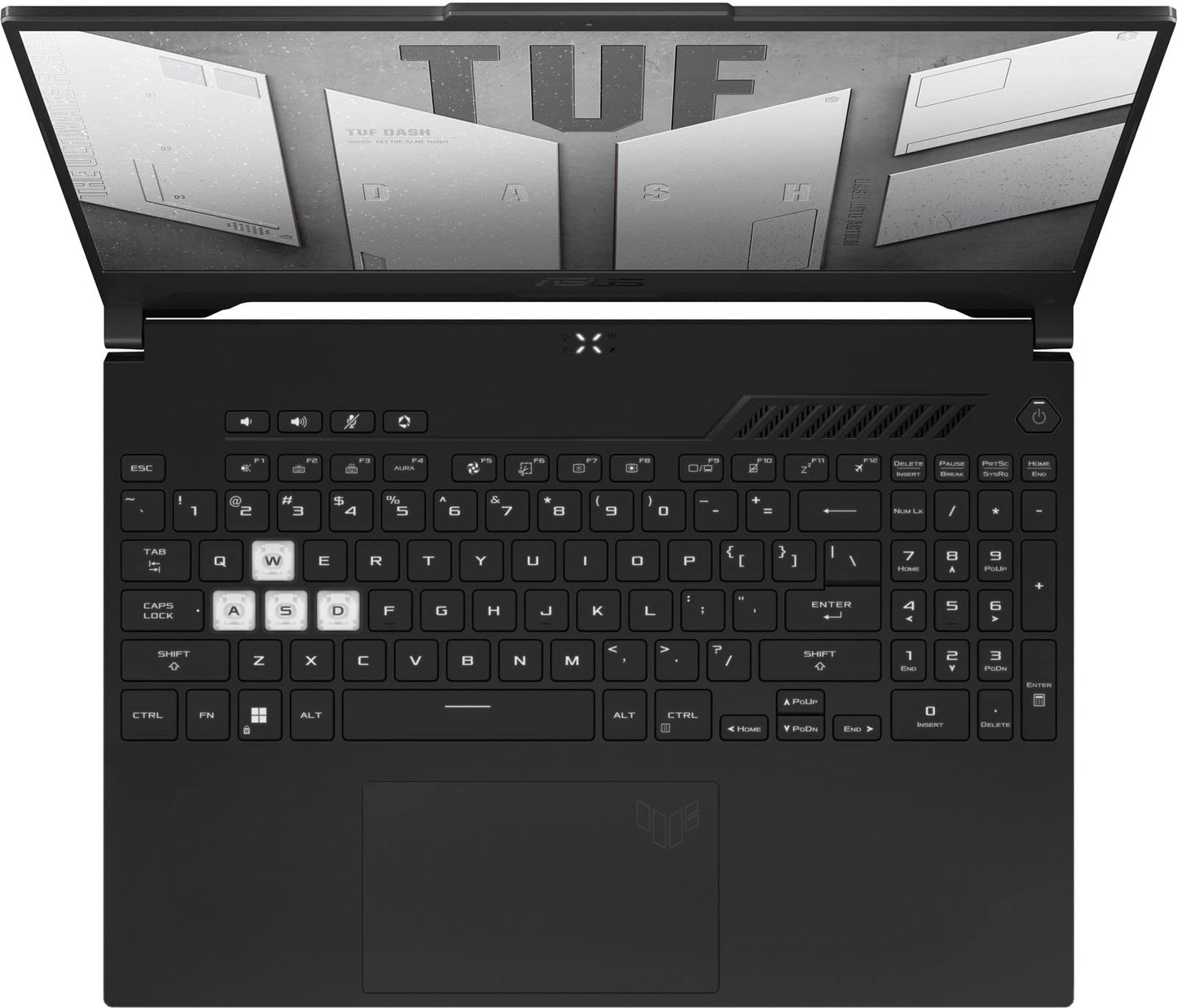 EXCaliberPC 2022 ASUS TUF Dash F15 FX517ZR-F15.I73070 Enthusiast (i7-12650H, 16GB RAM, 2TB NVMe SSD, RTX 3070 8GB, 15.6" FHD 144Hz, Windows 11) Gaming Notebook - متجر الجيل العربي الرقمي