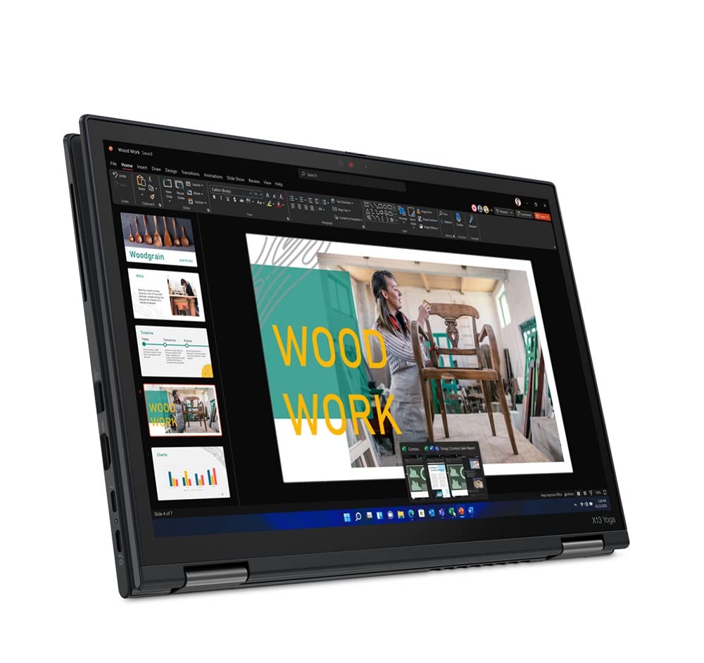 Lenovo ThinkPad X13 Yoga G3 13.3 Core i5-1235U 8GB RAM 256GB SSD Win10Pro Win11Pro - 21AW002YGE Thunder Black - متجر الجيل العربي الرقمي