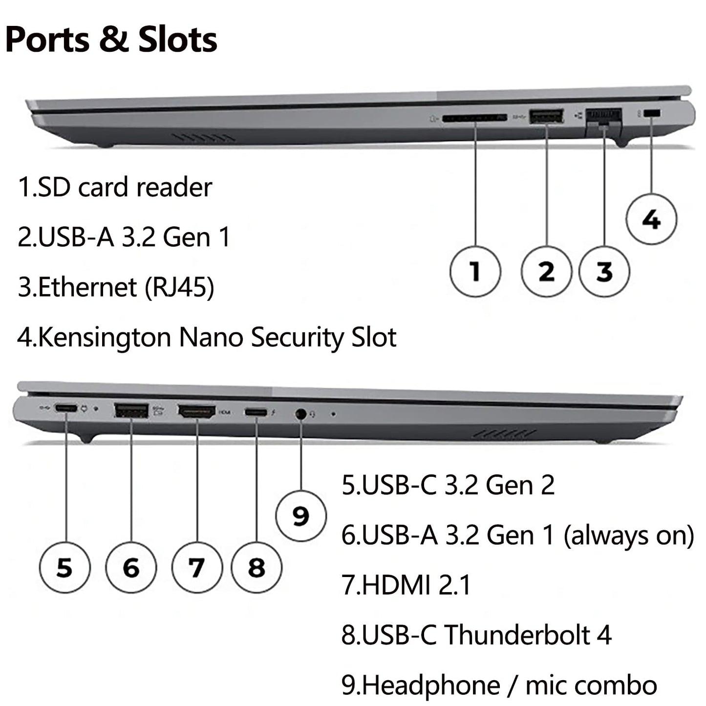 Lenovo ThinkBook 16 G6 16" FHD+ Laptop Computer, 13th Gen Intel 14-Core i7-13700H, 32GB DDR5 RAM, 1TB PCIe SSD, WiFi 6, Bluetooth 5.2, Backlight Keyboard, Fingerprint Reader, Windows 11 Pro, Tilsiy - متجر الجيل العربي الرقمي