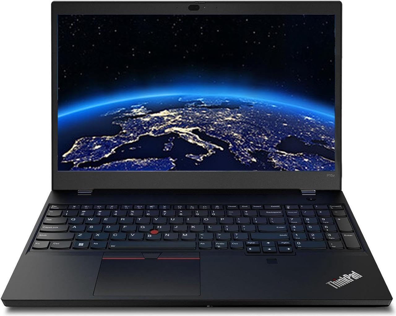 Lenovo ThinkPad T15P Gen 3 Laptop, Intel 14-Core i7-12800H, 15.6" FHD IPS Display, NVIDIA RTX 3050 4GB GDDR6, 32GB DDR5 1TB SSD, Backlit KB, Fingerprint, Thunderbolt 4, WiFi 6E, Win10 Home - متجر الجيل العربي الرقمي