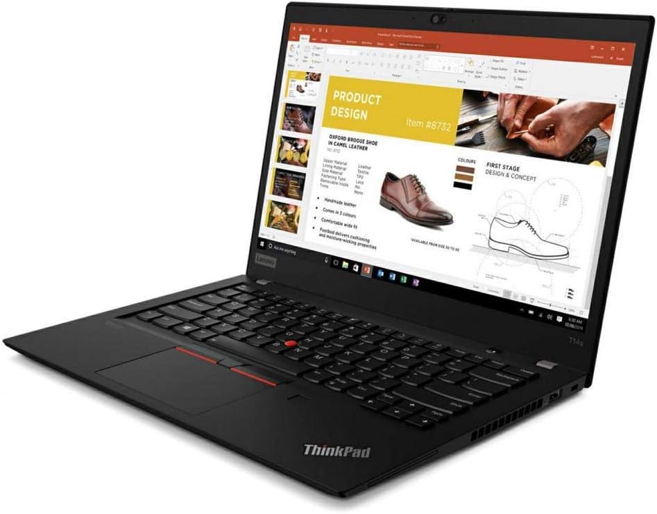 Lenovo ThinkPad T14 Gen 1 Laptop, Intel Core i5-10210U, 8GB RAM, 256GB SSD, 1920 x 1080 (Full HD), Windows 10 Pro (20S00032US) - متجر الجيل العربي الرقمي