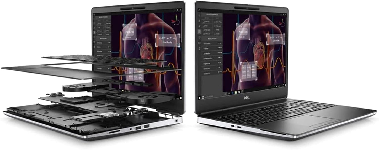 Dell Precision 7550 Laptop 15.6 - Intel Core i7 10th Gen - i7-10850H - Six Core 5.1Ghz - 1TB SSD - 32GB RAM - 1920x1080 FHD - Windows 10 Pro (Renewed) - متجر الجيل العربي الرقمي