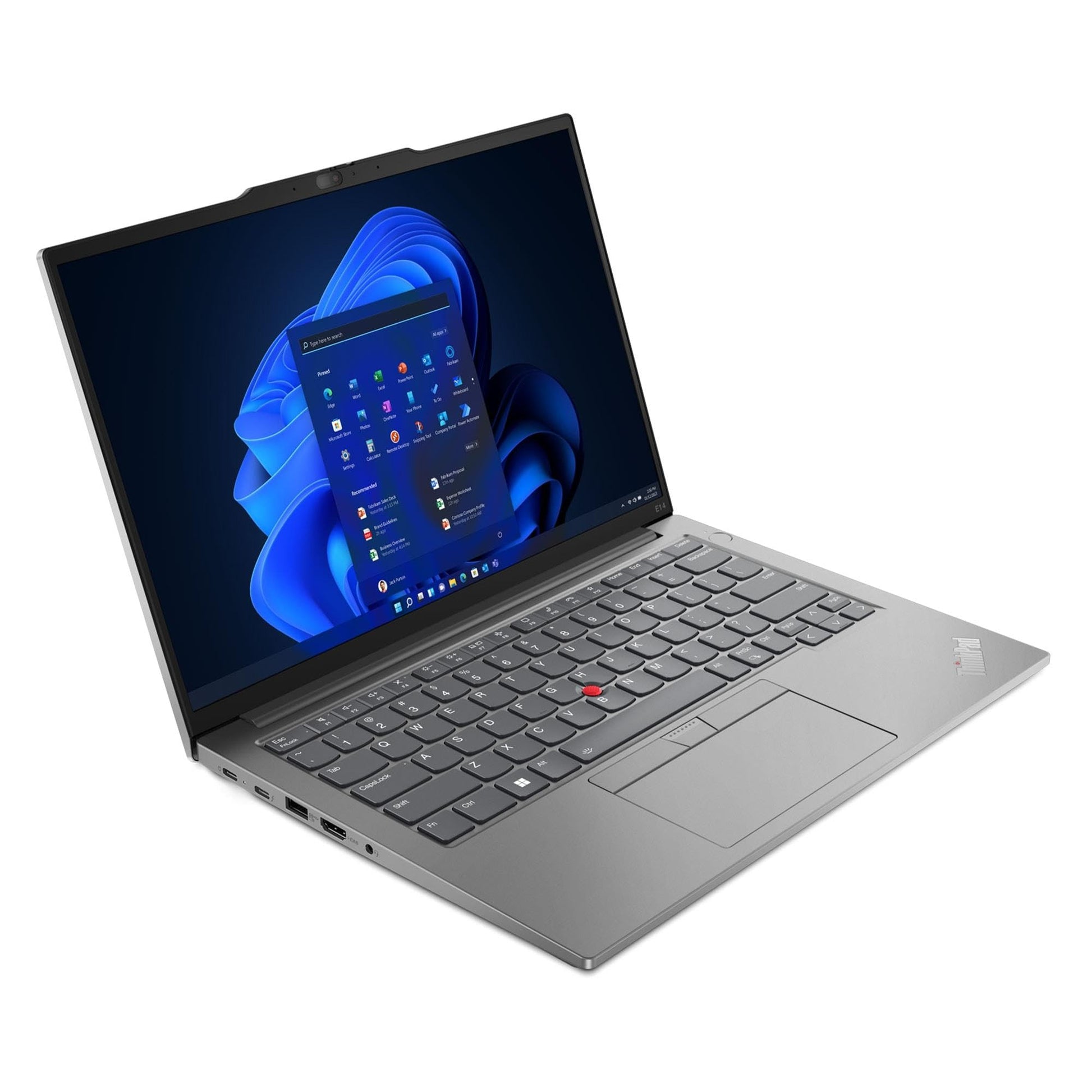 Lenovo ThinkPad E14 Gen 5 14" WUXGA IPS Laptop | Intel i7-1355U 10-Core | Iris Xe Graphics | Backlit Keyboard | Fingerprint | Thunderbolt 4 | WiFi 6 | 16GB DDR4 1TB SSD | Win10 Pro - متجر الجيل العربي الرقمي