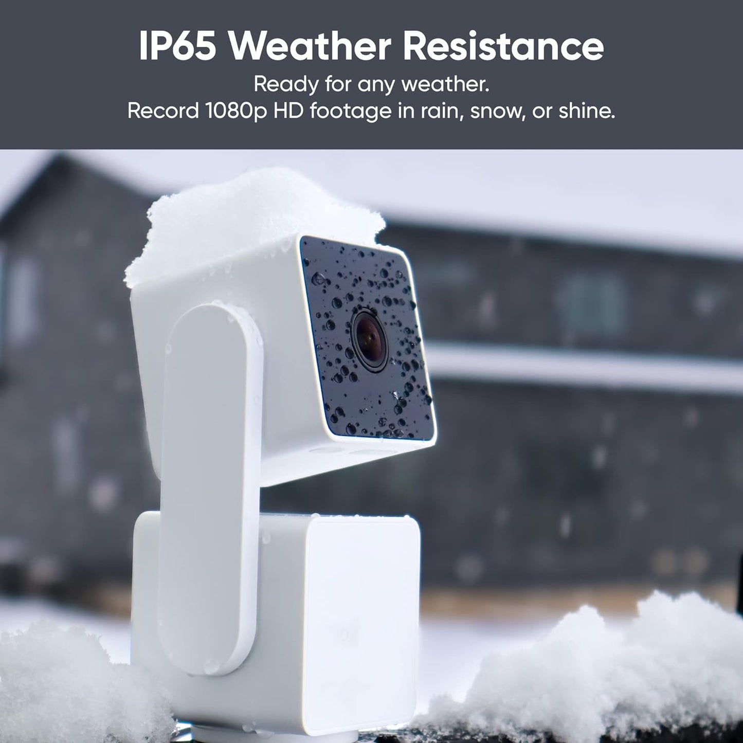 WYZE Cam Pan v3 Indoor/Outdoor IP65-Rated 1080p Pan/Tilt/Zoom Wi-Fi Smart Home Security Camera with Motion Tracking for Baby & Pet, Color Night Vision, 2-Way Audio, Works with Alexa & Google Assistant - متجر الجيل العربي الرقمي