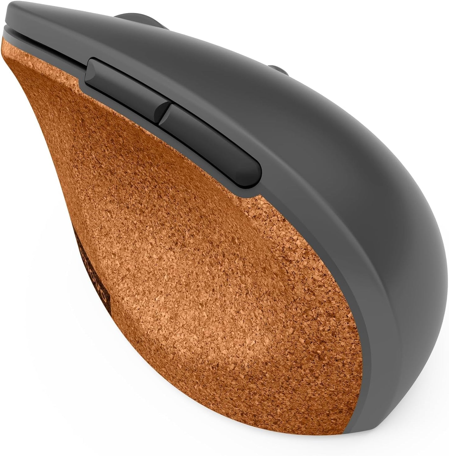 Lenovo Go Wireless Vertical Computer Mouse - Eco Friendly, Ergonomic 45-Degree Grip, Right-Handed, Programmable Buttons – 2.4 GHz USB Receiver, 12 Month Battery Life (Storm Grey) - متجر الجيل العربي الرقمي
