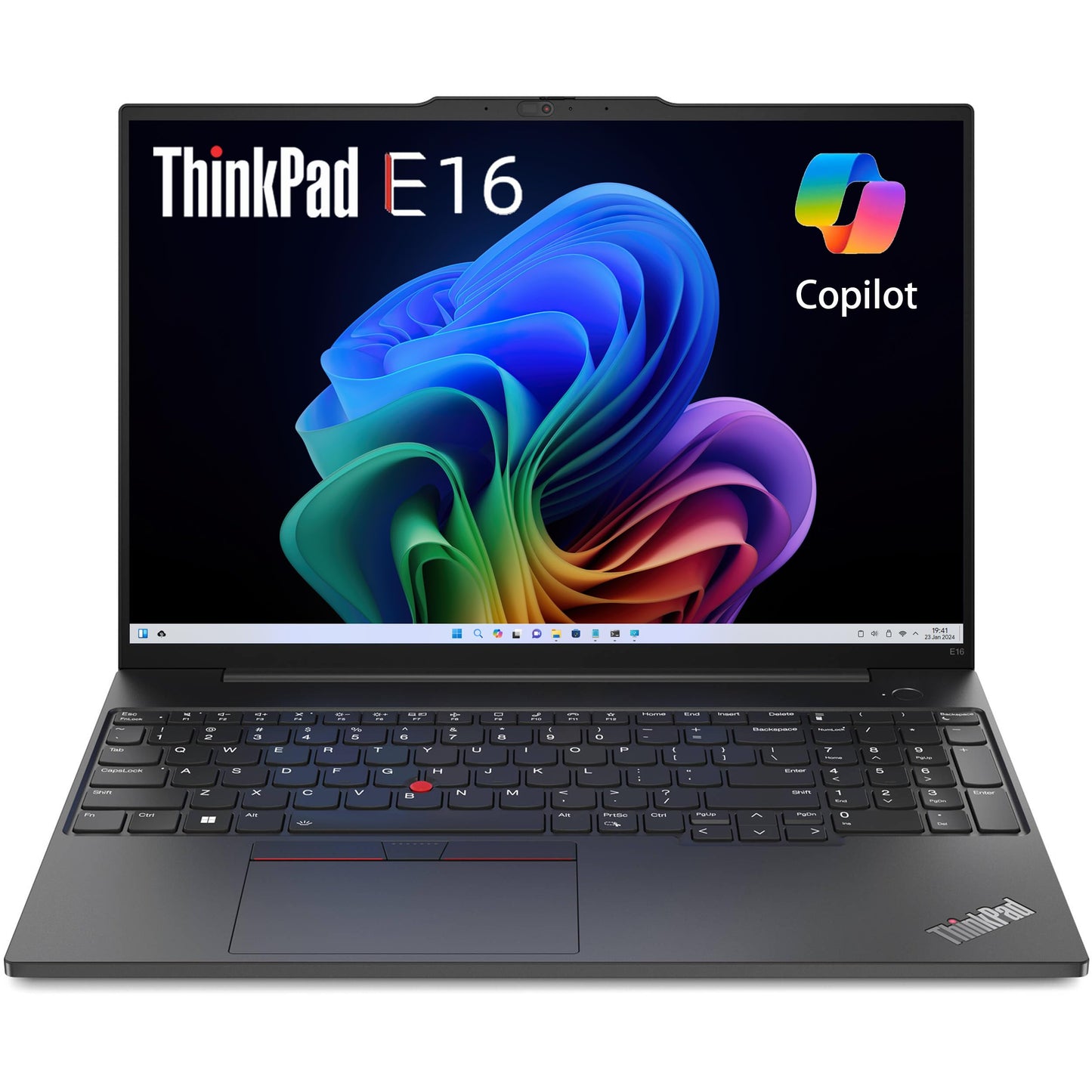 Lenovo ThinkPad E16 Business Laptop (16" FHD+ Display, AMD Ryzen 5 7530U(> i7-1165G7), 16GB RAM, 512GB SSD) Fingerprint, Backlit, 1080p Webcam, WiFi 6, Ethernet, Win 11 Pro w/ AI Copilot, 2024, Black - متجر الجيل العربي الرقمي