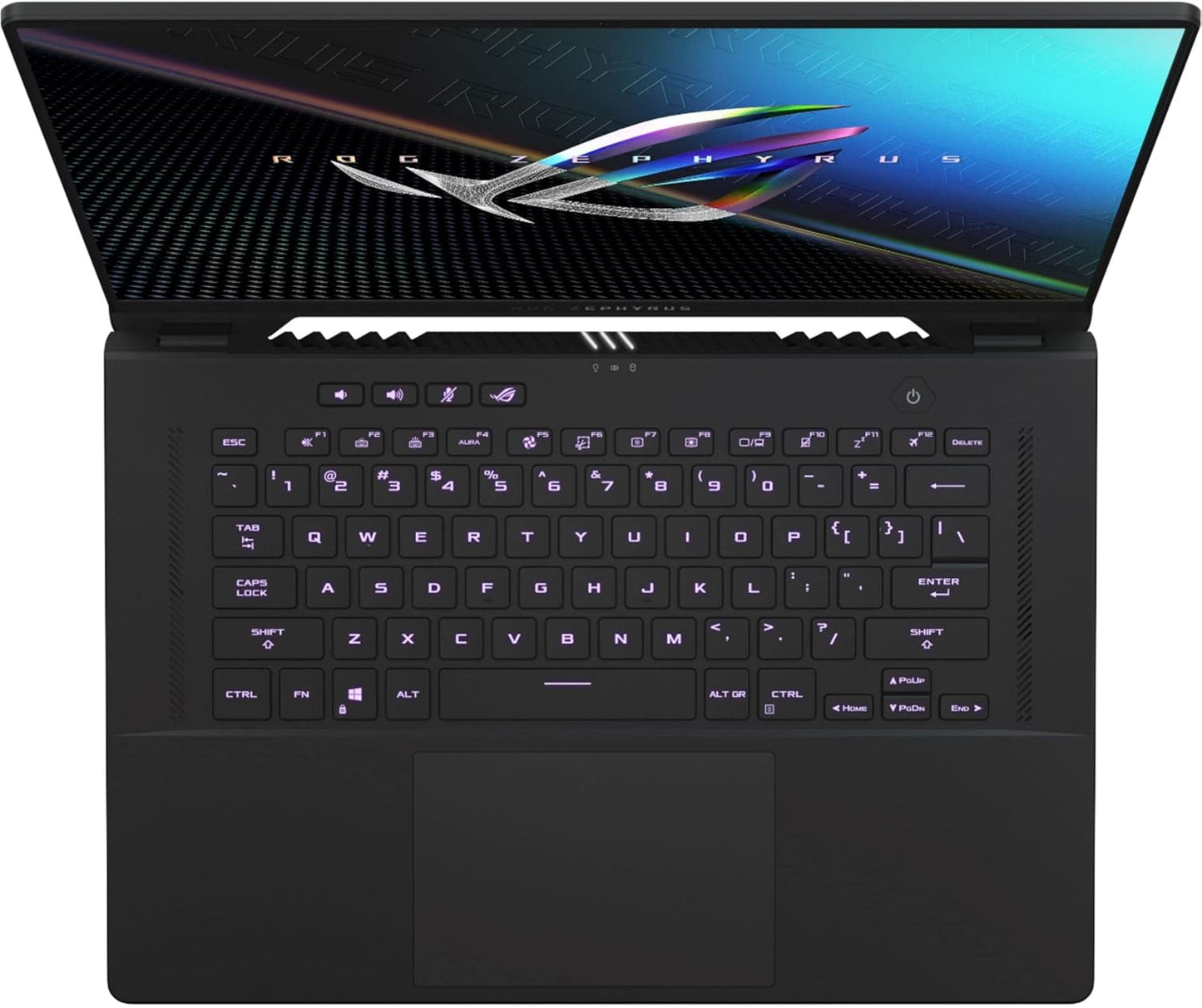 ASUS ROG Zephyrus M16 16" WQXGA 165Hz Gaming Notebook Computer, Intel Core i9-11900H 2.5GHz, 16GB RAM, 1TB SSD, NVIDIA GeForce RTX 3060 6GB, Windows 10 Home, Free Upgrade to Windows 11, Off Black - متجر الجيل العربي الرقمي