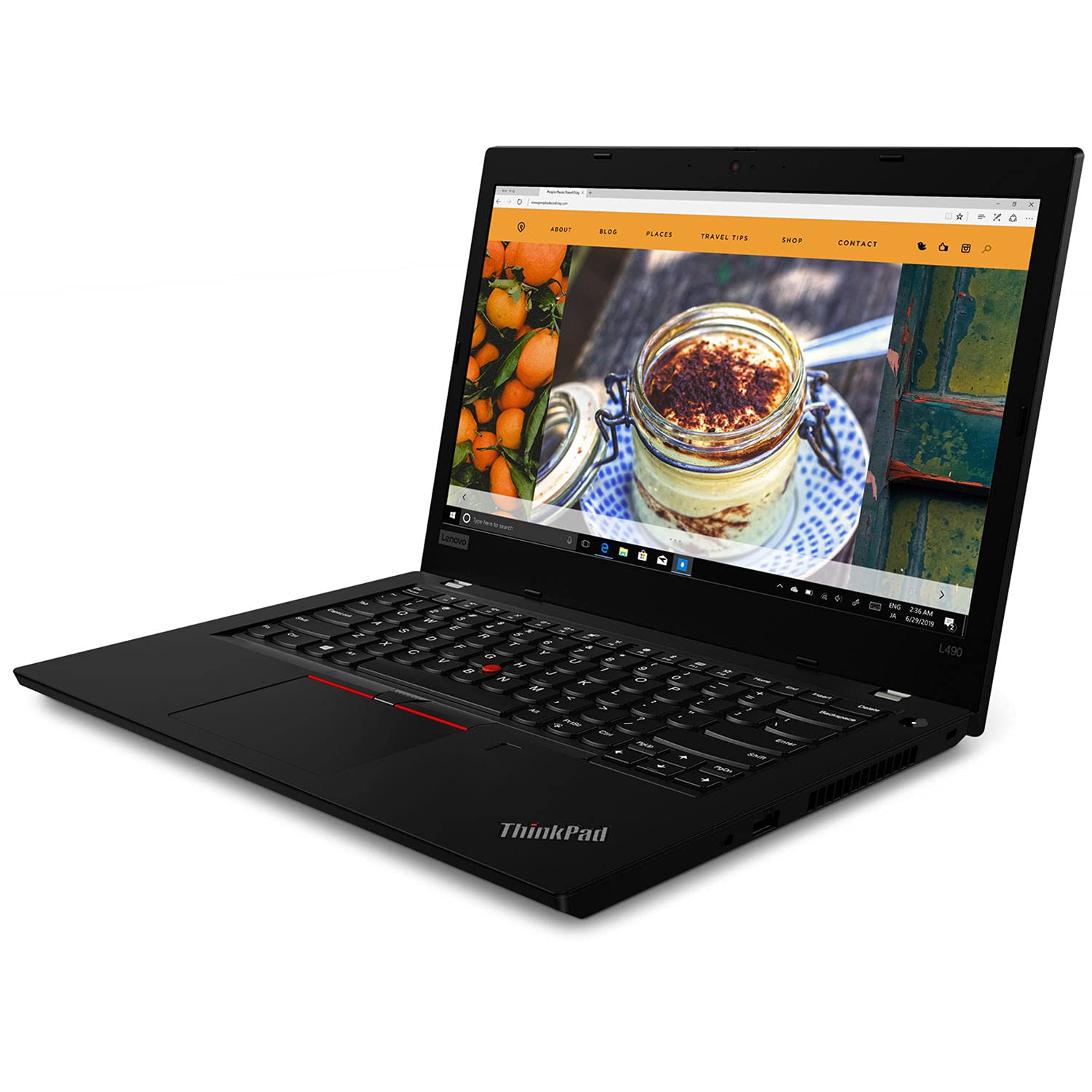 Lenovo ThinkPad L490 Laptop, 14" FHD (1920 x 1080), 8th Gen Intel Core i5-8265U, 8GB RAM, 256GB SSD,2, Windows 10 Pro (Renewed) - متجر الجيل العربي الرقمي