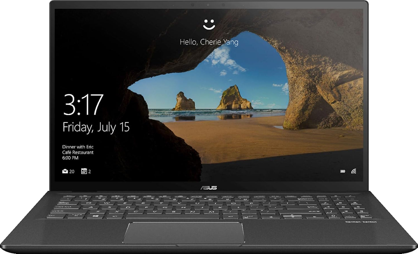ASUS Q526FA - 15.6" FHD Touch - 10th gen i7-10510U - 16GB - 1TB HDD+128GB SSD - Gray - متجر الجيل العربي الرقمي