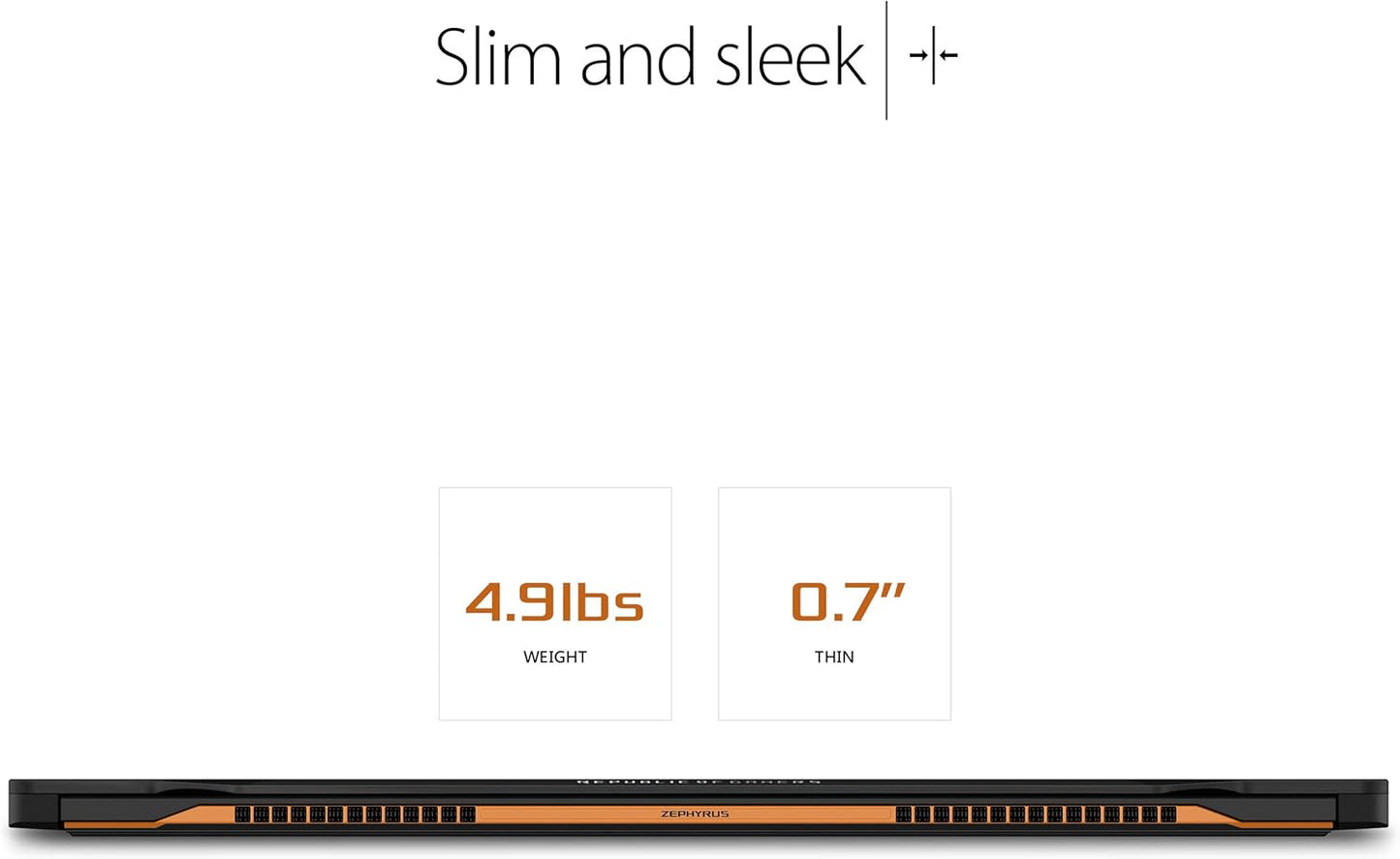 ASUS ROG Zephyrus Thin & Light Gaming Laptop, 15.6” Full HD 120Hz, Intel Core i7-7700HQ Processor, NVIDIA GeForce GTX 1080 8GB Max Q, 16GB DDR4, 512GB PCIe SSD, Windows 10 Professional – GX501VI-XS74 - متجر الجيل العربي الرقمي