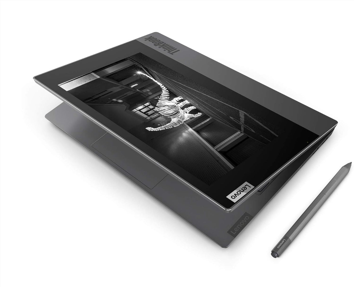 Lenovo Thinkbook Plus Intel Core i5 10th Gen 13.3 inches + 10.8 inches FHD Monochromatic LED Dual Display Business Laptop (8GB RAM/ 512GB SSD/Windows 10 Professional/Black/1.41kg) 20TG004LIH - متجر الجيل العربي الرقمي
