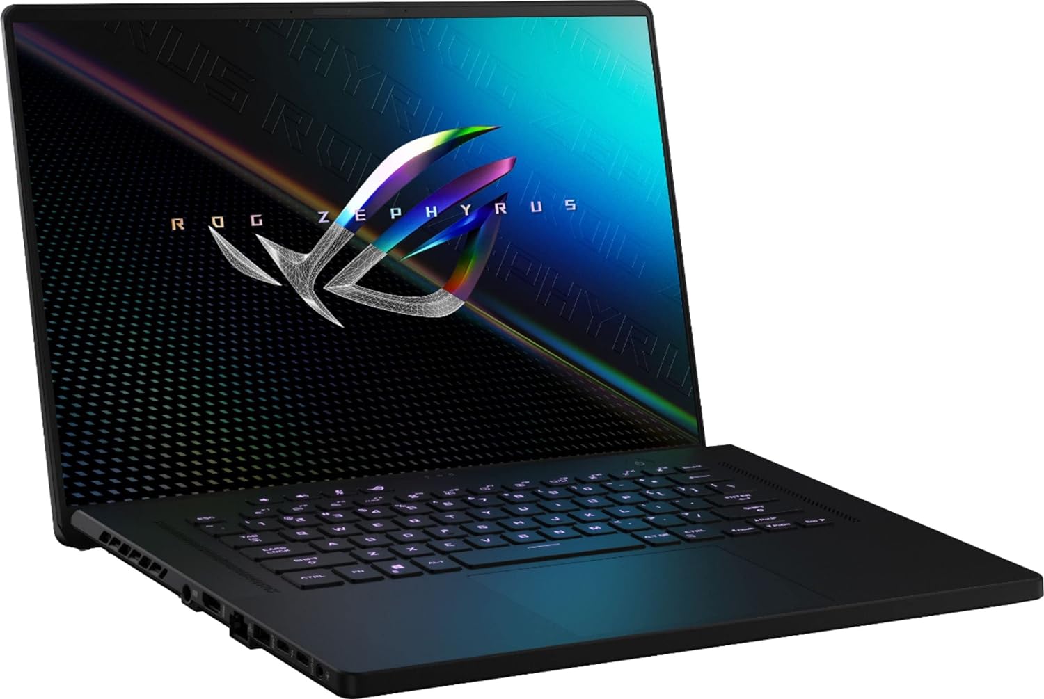 ASUS ROG Zephyrus M16 16" WQXGA 165Hz Gaming Notebook Computer, Intel Core i9-11900H 2.5GHz, 16GB RAM, 1TB SSD, NVIDIA GeForce RTX 3060 6GB, Windows 10 Home, Free Upgrade to Windows 11, Off Black - متجر الجيل العربي الرقمي