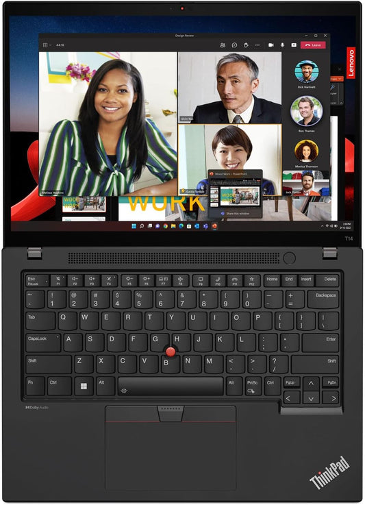 Lenovo ThinkPad T14 Gen 4 Intel Core i7-1355U, 14" WUXGA (1920 x 1200) IPS 300nits Touch Screen, 16GB RAM, 512GB SSD, Backlit KYB Fingerprint Reader, Windows Pro - متجر الجيل العربي الرقمي