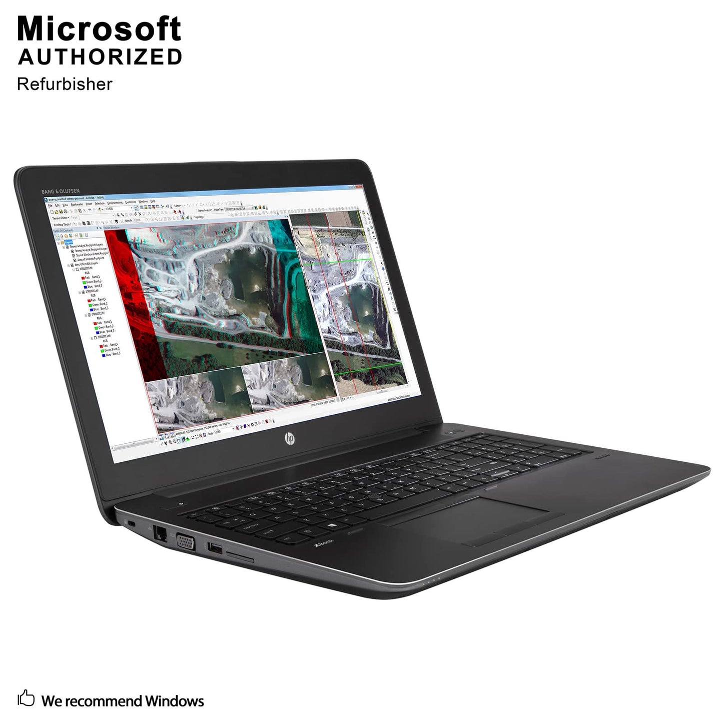HP Mobile Worstation ZBook 15 G3 15.6 inches FHD Laptop, Core i7-6700HQ 2.6GHz, 16GB RAM, 512GB Solid State Drive, Windows 10 Pro 64bit, CAM, NVIDIA Quadro M1000M (Renewed) - متجر الجيل العربي الرقمي