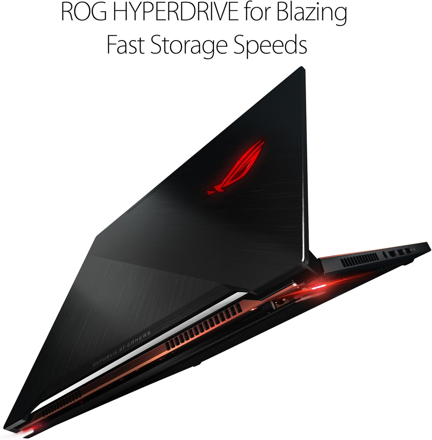ASUS ROG Zephyrus Thin & Light Gaming Laptop, 15.6” Full HD 120Hz, Intel Core i7-7700HQ Processor, NVIDIA GeForce GTX 1080 8GB Max Q, 16GB DDR4, 512GB PCIe SSD, Windows 10 Professional – GX501VI-XS74 - متجر الجيل العربي الرقمي