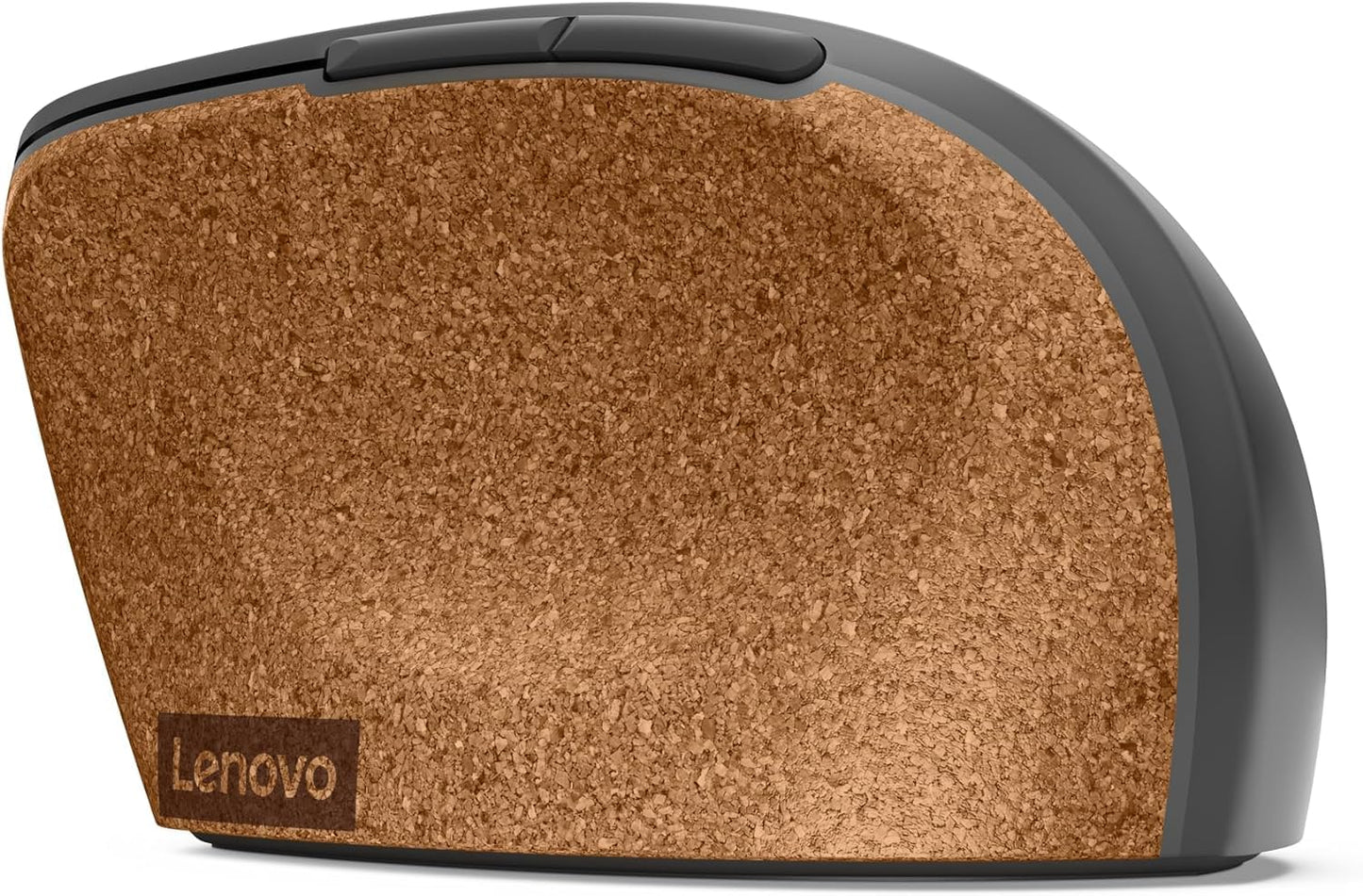 Lenovo Go Wireless Vertical Computer Mouse - Eco Friendly, Ergonomic 45-Degree Grip, Right-Handed, Programmable Buttons – 2.4 GHz USB Receiver, 12 Month Battery Life (Storm Grey) - متجر الجيل العربي الرقمي