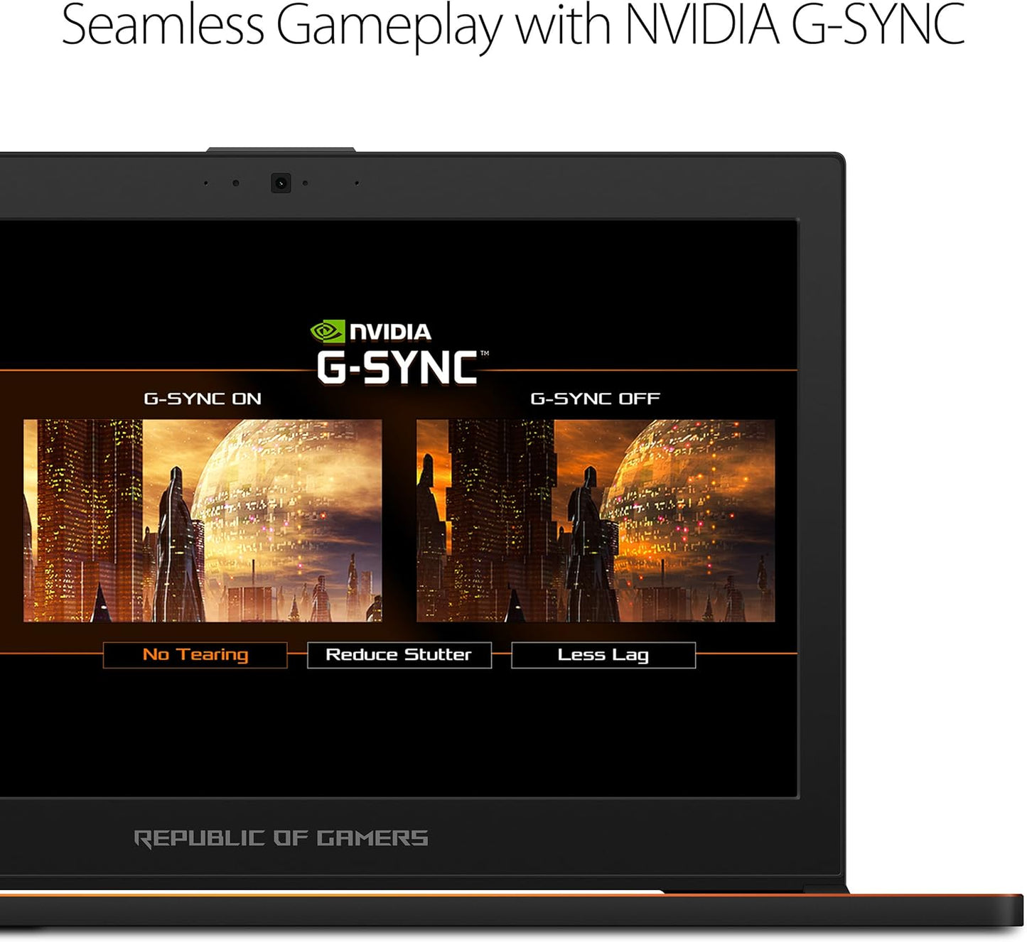 ASUS ROG Zephyrus Thin & Light Gaming Laptop, 15.6” Full HD 120Hz, Intel Core i7-7700HQ Processor, NVIDIA GeForce GTX 1080 8GB Max Q, 16GB DDR4, 512GB PCIe SSD, Windows 10 Professional – GX501VI-XS74 - متجر الجيل العربي الرقمي