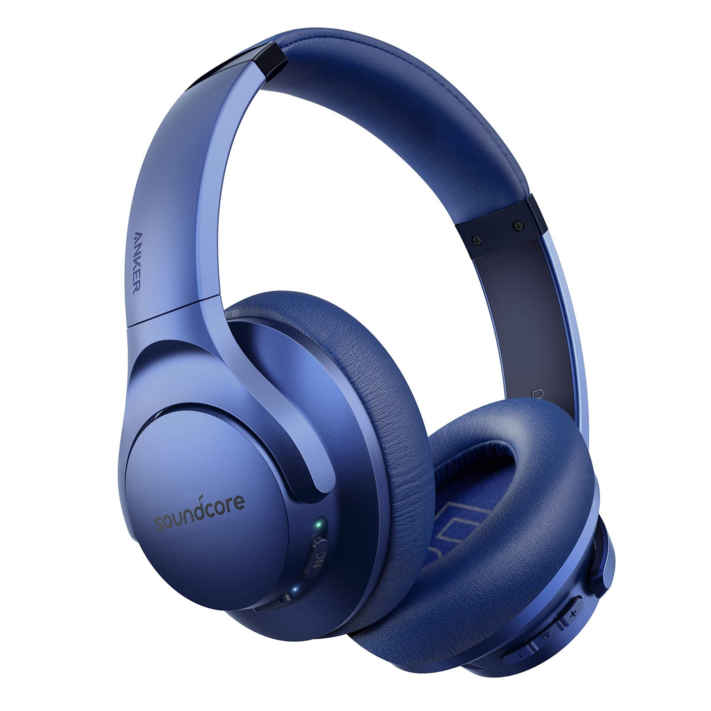 Soundcore Anker Life Q20 Hybrid Active Noise Cancelling Headphones, Wireless Over Ear Bluetooth Headphones, 60H Playtime, Hi-Res Audio, Deep Bass, Memory Foam Ear Cups, for Travel, Home Office - متجر الجيل العربي الرقمي