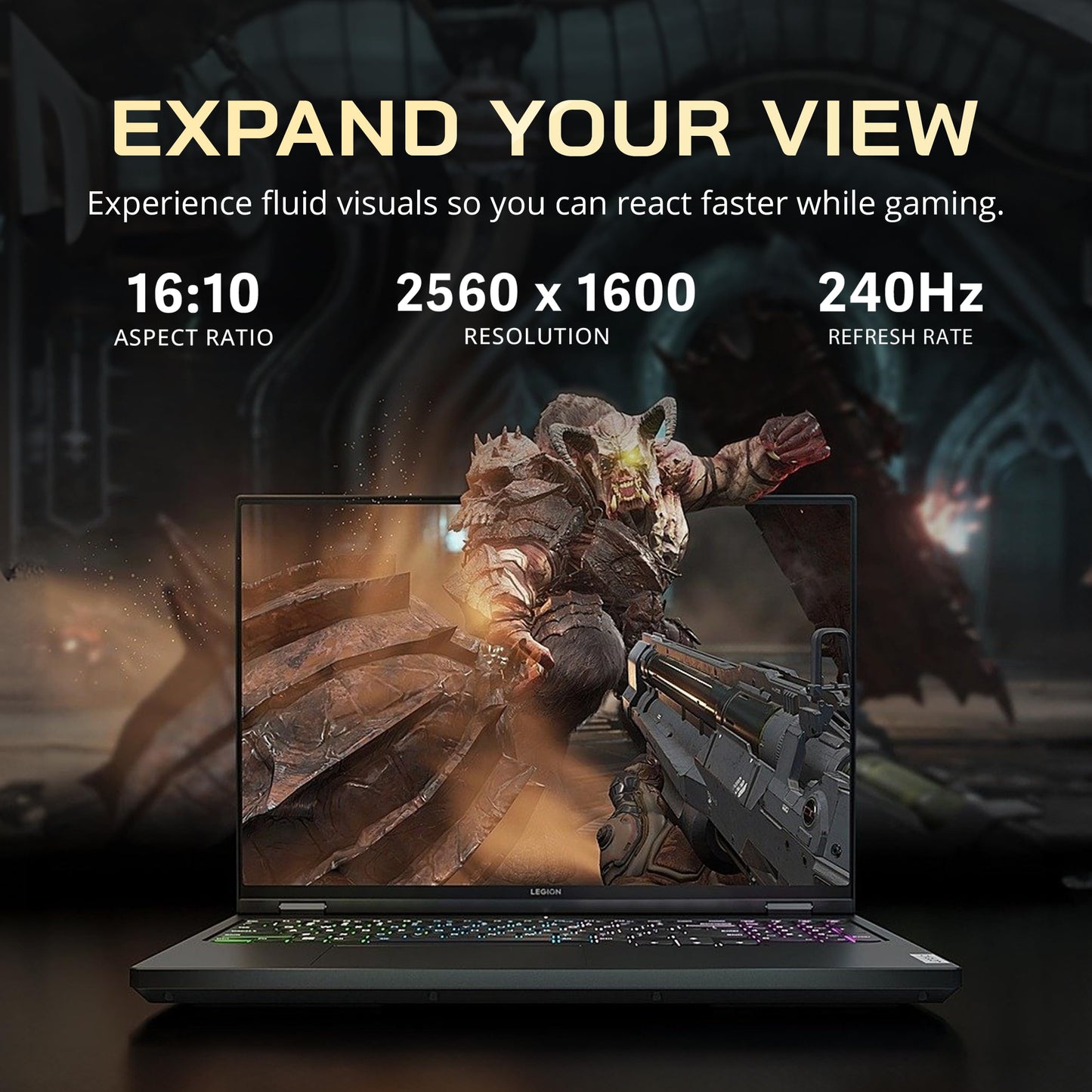 Lenovo Legion 5 Pro 16" Gaming Laptop (13th Gen Intel Core i7-13700HX, 32GB DDR5 RAM, 1TB SSD, NVIDIA GeForce RTX 4060, 165Hz Display,Microsoft® Windows 11 Home (64-bit) - متجر الجيل العربي الرقمي