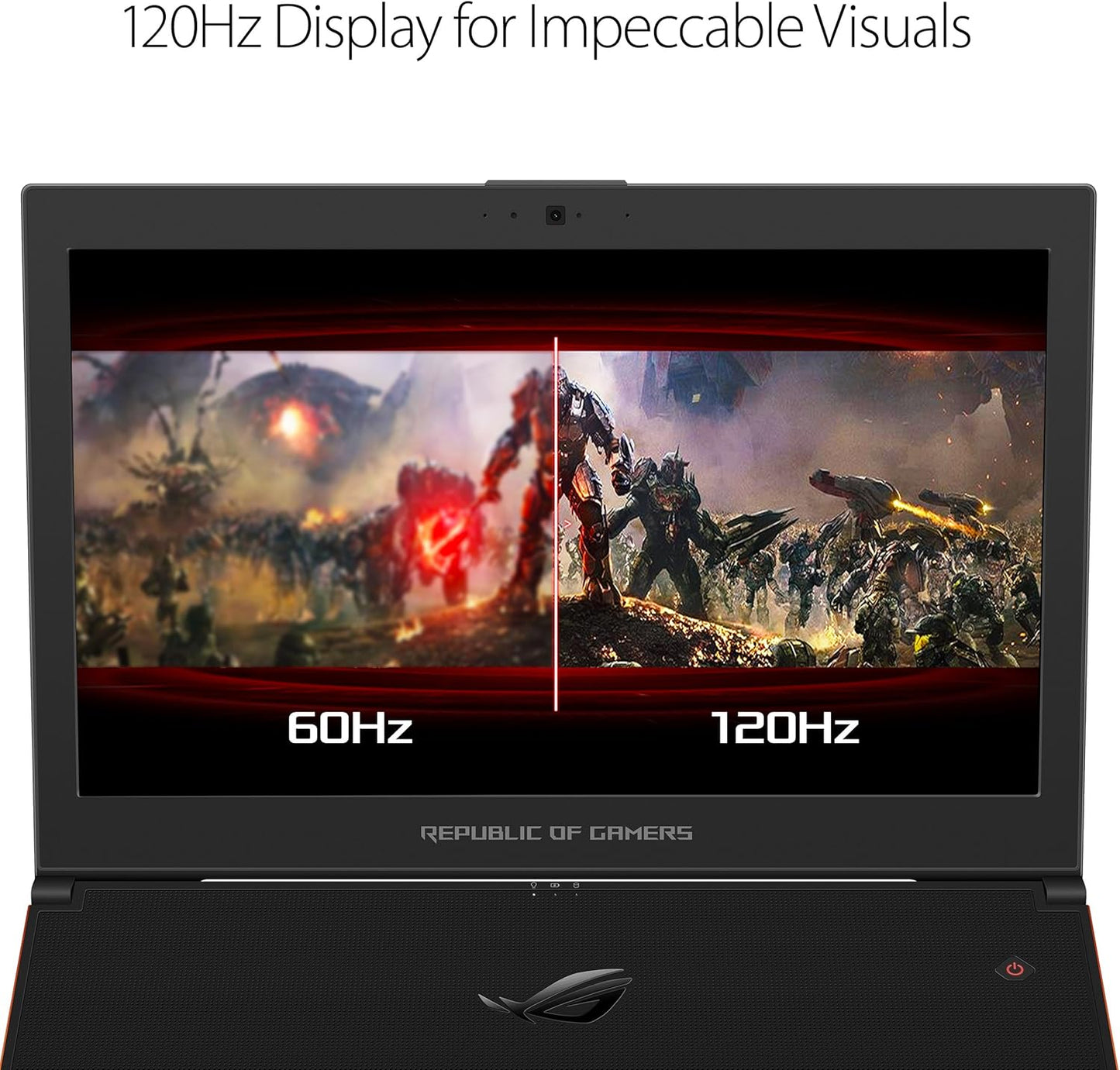 ASUS ROG Zephyrus Thin & Light Gaming Laptop, 15.6” Full HD 120Hz, Intel Core i7-7700HQ Processor, NVIDIA GeForce GTX 1080 8GB Max Q, 16GB DDR4, 512GB PCIe SSD, Windows 10 Professional – GX501VI-XS74 - متجر الجيل العربي الرقمي