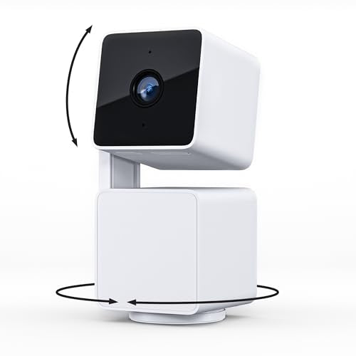 WYZE Cam Pan v3 Indoor/Outdoor IP65-Rated 1080p Pan/Tilt/Zoom Wi-Fi Smart Home Security Camera with Motion Tracking for Baby & Pet, Color Night Vision, 2-Way Audio, Works with Alexa & Google Assistant - متجر الجيل العربي الرقمي