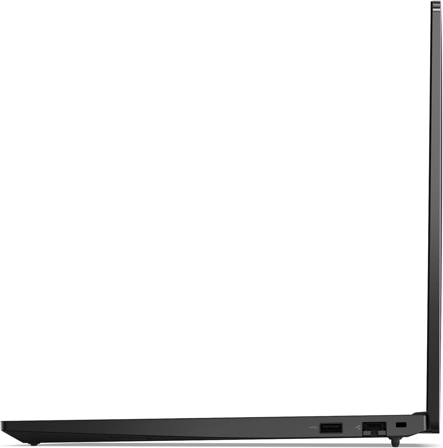 Lenovo ThinkPad E16 Business Laptop (16" FHD+ Display, Intel 13th Gen i5-1335U, 16GB RAM, 512GB SSD), Backlit Keyboard, Fingerprint Reader, FHD Webcam, Ethernet, Wi-Fi 6, Win 11 Pro, Black, 2024 - متجر الجيل العربي الرقمي