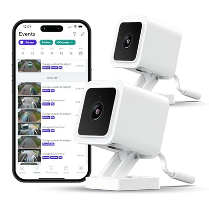 WYZE Cam v3 with Color Night Vision, Wired 1080p HD Indoor/Outdoor Video Camera, 2-Way Audio, Works with Alexa, Google Assistant, and IFTTT - متجر الجيل العربي الرقمي